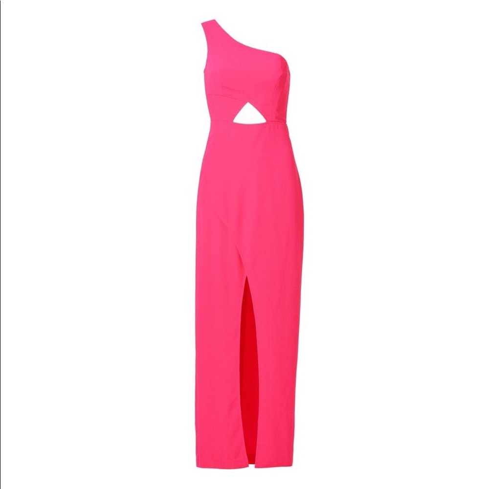 BCBG Kauri Hot Pink Gown